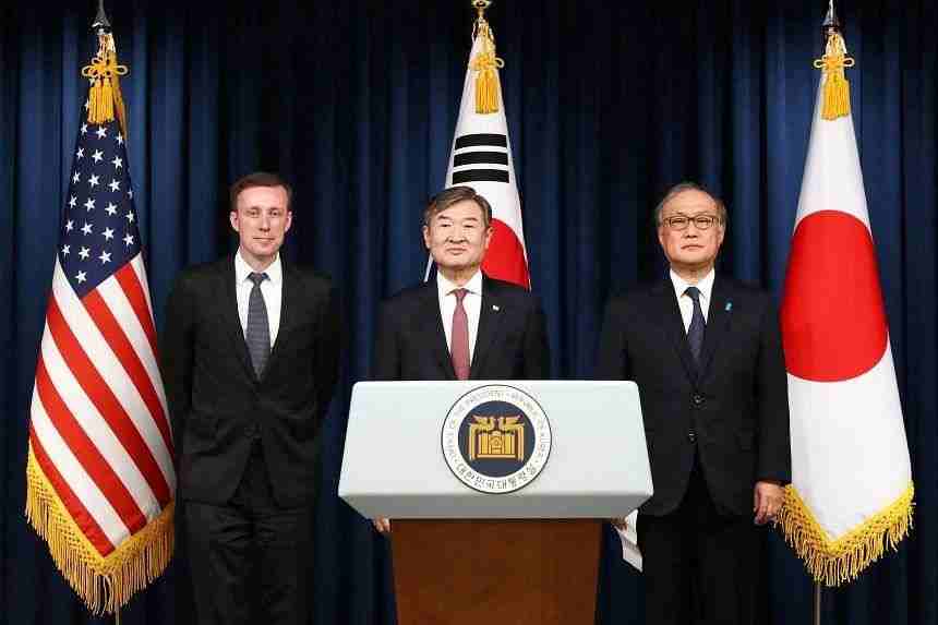 US, South Korea and Japan to step up their actions on North Korea cyber threats