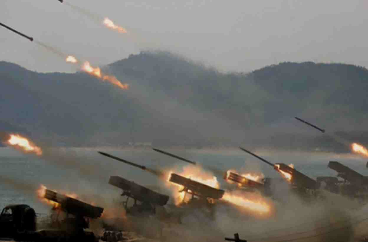 North Korea fires artillery shells towards South Korean islands