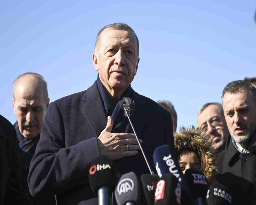 Turkish President Erdogan's Commitment to Stand for the Feb. 6 Earthquake Victims