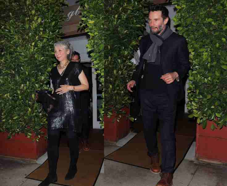 Keanu Reeves Steps Out with Girlfriend Alexandra Grant for Date Night