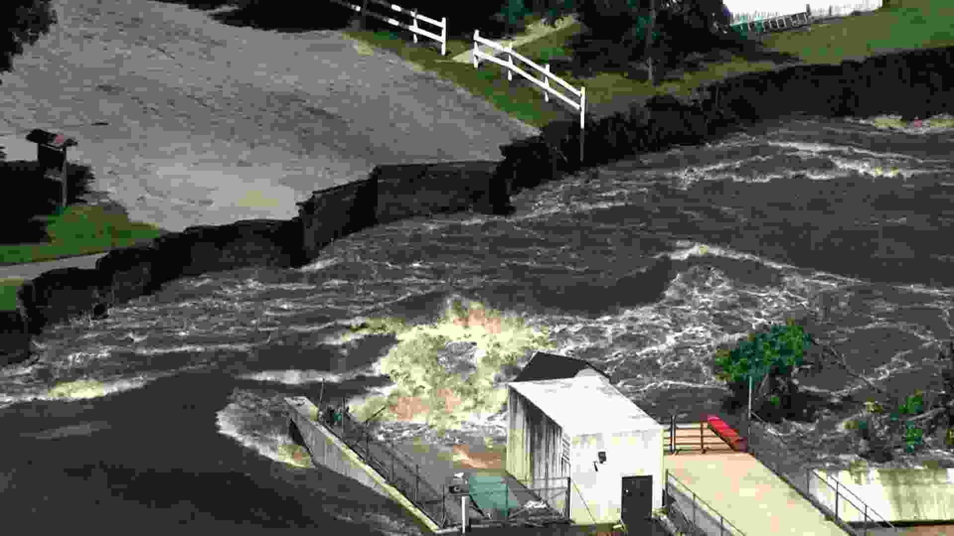 Rapidan Dam Suffers Partial Failure, Home Teeters On Brink