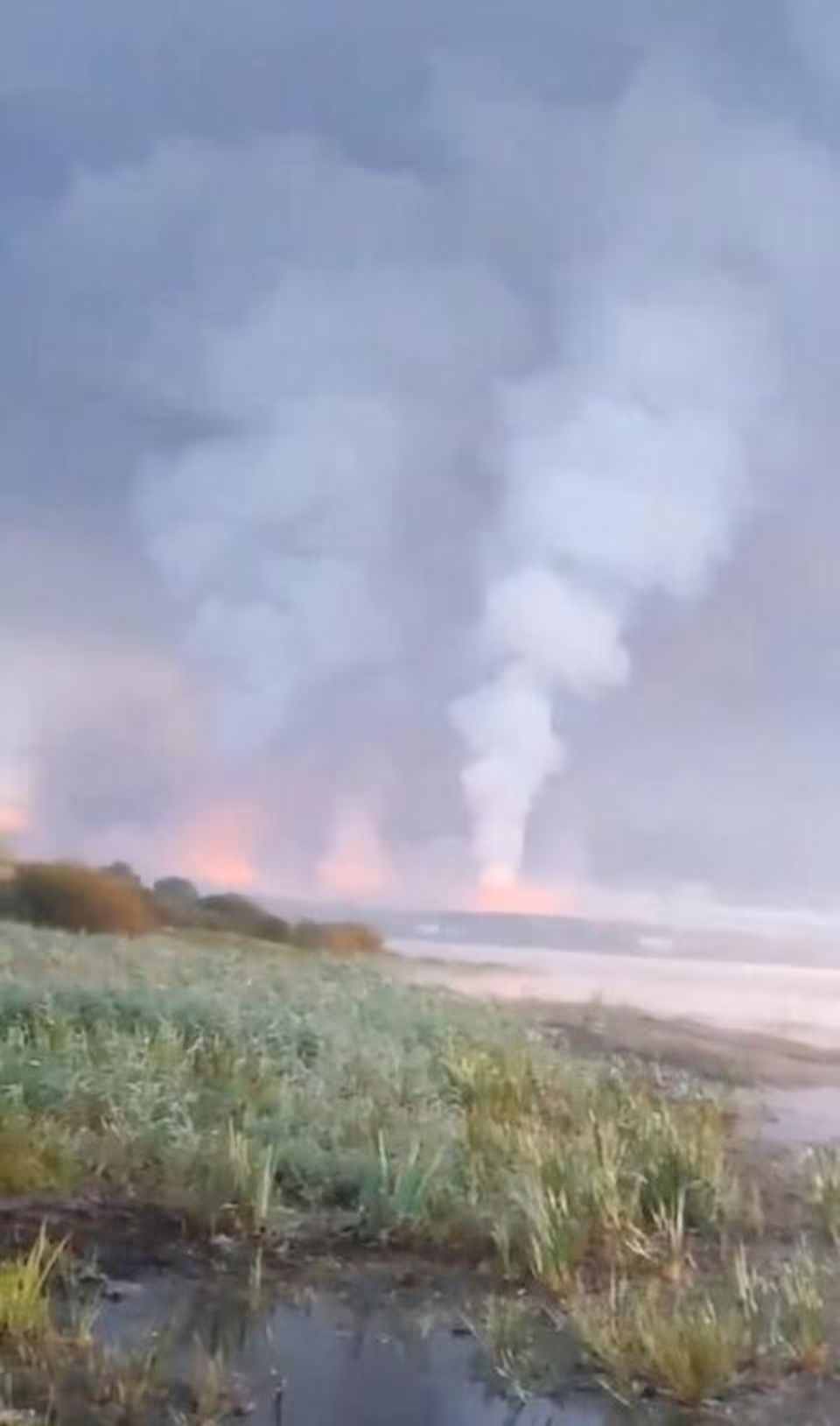 Big Explosion In Russia After Ukraine Drone Attack.